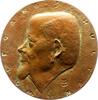 Numismatik Einseitige Bronzegussmedaille Schulten, Wolfgang *1904 Elberfeld, +1996 Moers, Numismatiker, Verfasser des Buches über Wuppertaler Medaillen. -