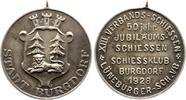 Burgdorf, Stadt (Niedersachsen) Silbermedaille 1928 Mattiert. Vorzüglich + 70,00 EUR  Excl. 9,90 EUR Verzending