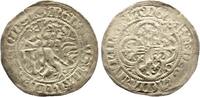 Sachsen-Markgrafschaft Meißen Kurfürst Friedrich II. und Margaretha 1456-1464. Schwertgroschen  1456-1464 Prägeschwäche, sehr schön