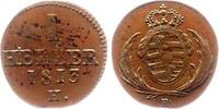 Sachsen-Albertinische Linie Cu Heller 1813 H Friedrich August I. 1806-18... 30,00 EUR  Excl. 9,90 EUR Verzending