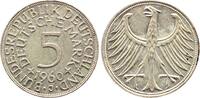 Münzen der Bundesrepublik Deutschland 5 Mark 1960 J Vorzüglich + 25,00 EUR  Excl. 9,90 EUR Verzending