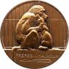 Kunstmedaillen Einseitige Bronzemedaille Thenot, F. R. Vorzüglich 150,00 EUR  Excl. 9,90 EUR Verzending
