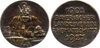 Bayern Bronzegussmedaille Kronprinz Ruprecht. -