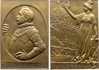 Brandenburg-Preußen Bronzeplakette Wilhelm II. 1888-1918. -
