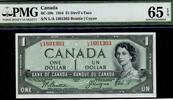 Canads 1 Dollar Devil’s Face. Scarce and elusivo. -