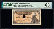 Spain 5 Pesetas 1937 Portabella. Mismatched error. Cancelled. Scarce!! P... 525,00 EUR425,00 EUR  Excl. 15,00 EUR Verzending