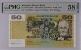 Australia 50 Dollars First Signature and prefix. Extremely scarce! -