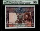 Spain Scarce in this quality 1000 Pesetas 1925 PMG 58