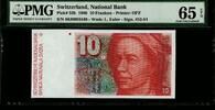 Switzerland 10 Franken 1980 PMG 65 EPQ 65,00 EUR  Excl. 15,00 EUR Verzending