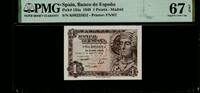 Spain 1 Peseta 1948 Serial number may vary. PMG 67 EPQ 70,00 EUR55,00 EUR  Excl. 15,00 EUR Verzending