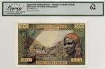 Chad 500 Francs 1963 Escarce. LCG 62 705,00 EUR425,00 EUR  Excl. 15,00 EUR Verzending
