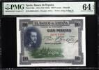 Spain 100 Pesetas 1925 PMG 64 EPQ 55,00 EUR  Excl. 15,00 EUR Verzending