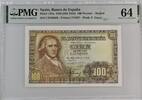 Spain 100 Pesetas 1948 PMG 64 140,00 EUR115,00 EUR  Excl. 15,00 EUR Verzending