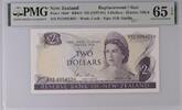 New Zealand 2 Dollars 1977-79 Replacement PMG 65 EPQ 120,00 EUR  Excl. 15,00 EUR Verzending