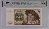 Germany Federal Republic 50 DM 1960 Scarce in Uncirculated condition. PM... 225,00 EUR  Excl. 15,00 EUR Verzending