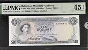 Bahamas 10 Dollars Very Scarce!! -