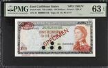 East Caribbean States 100 Dollars 1965 Specimen. Only One better!! PMG 6... 1195,00 EUR1095,00 EUR  Excl. 20,00 EUR Verzending