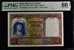 SPAIN 500 Pesetas 1931 PMG 66 EPQ 120,00 EUR  Excl. 15,00 EUR Verzending