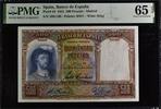 SPAIN 500 Pesetas 1931 PMG 65 EPQ 80,00 EUR  Excl. 15,00 EUR Verzending