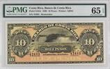 COSTA RICA 10 PESOS Very nice note -