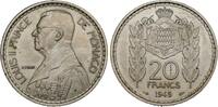 Monaco Essai 20 Francs Turin Louis II Prince de Monaco -