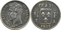 France 1/4 de Franc Charles X -