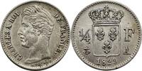 France 1/4 de Franc Charles X -