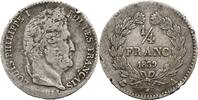 France 1/4 de franc Louis Philippe 1839 Paris -