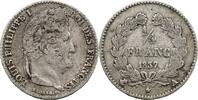 France 1/4 de franc Louis Philippe 1837 Paris -