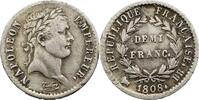 France Demi Franc 1808 Strasbourg -