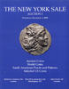 AUCTION CATALOGUES - THE NEW YORK SALE I -