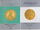 AUCTION CATALOGUES - KONVOLUT - AUKTIONSKATALOGE SCHULMAN B.V. (19) -