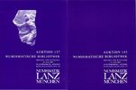 AUCTION CATALOGUES LANZ 137 & 143 - NUMISMATISCHE BIBLIOTHEK -