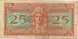 United State of America 25 Cents 1954-1958 Serie 521 VF-