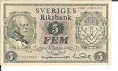 Sweden 5 Kronor Sweden 5 Kronor 1948 P#41 -