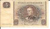 Sweden 5 Kronor Sweden 5 Kronor 1961 P#42f -