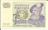 Sweden 5 Kronor Sweden 5 Kronor 1976 P#51c -