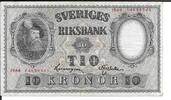 Sweden 10 Kronor Sweden 10 Kronor 1944 P#40e -