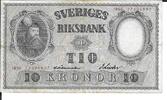 Sweden 10 Kronor Sweden 10 Kronor 1950 P#40k -
