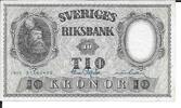 Sweden 10 Kronor Sweden 10 Kronor 1955 P#43C -