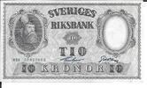Sweden 10 Kronor Sweden 10 Kronor 1959 P#43G -
