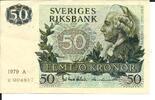 Sweden 50 Kronor Sweden 50 Kronor 1979 P#53C -
