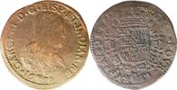 Spanish Netherlands Jeton 1679 Charles II, Bruxelles, Bureau des AU Fraai