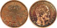 Rigsbank Skilling 1853 Denmark  VF-