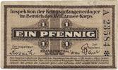 POW - Campmoney - WOI.Concentration Frankfurt. 1 pfennig 1917 -