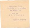 Germany Munster Westerfalen 1 Franc RARE -