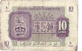 Military Authority in Tripolitania - 10 Lire M#4 Misprint -