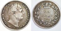 United Kingdom 6 pence 1834 Fraai