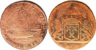 Southern Netherlands - Brussels jeton 1696 Jean-Jacques de Brouckhoven, intendant du canal Fraai