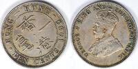 Hong Kong 10 cents 1935 ZF